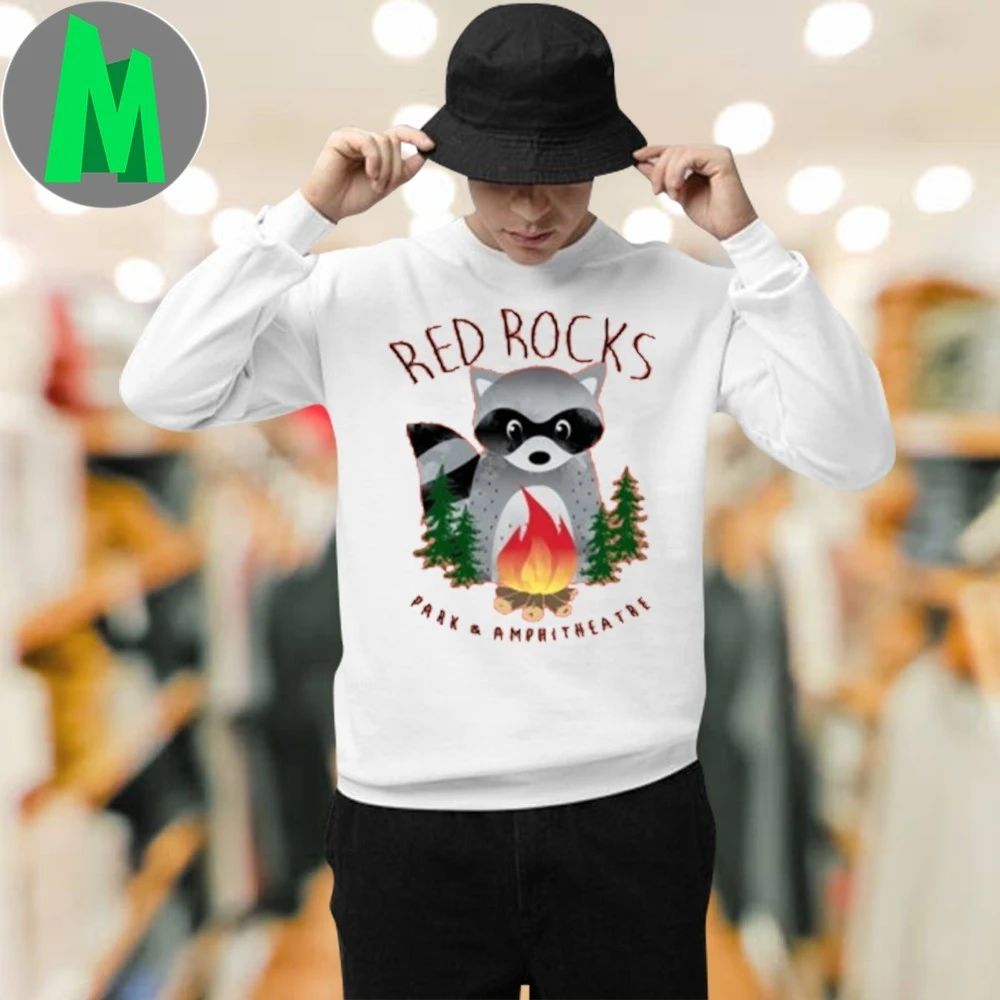 Red Rocks Park And Amphitheatre Toddler Raccoon Shirt