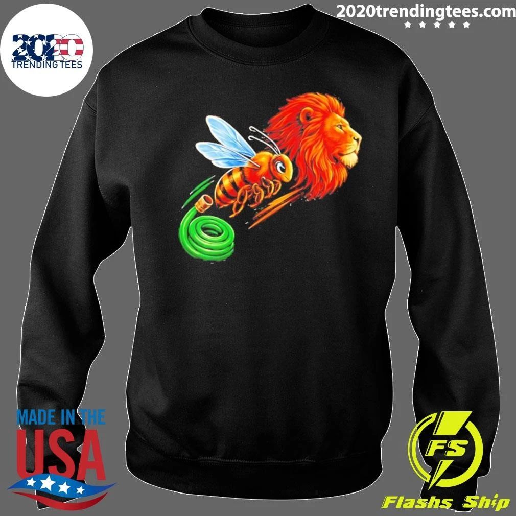 Bee And Lion With Garden Hose Nature Shirt