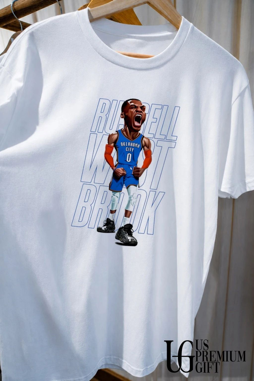 Russell Westbrook NBA Oklahoma City Thunder scream shirt