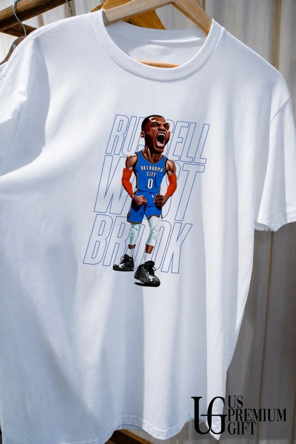 Russell Westbrook NBA Oklahoma City Thunder scream shirt