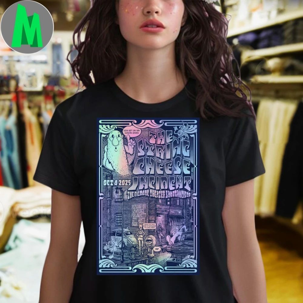 The String Cheese Incident October 4, 2025 The Fillmore, San Francisco, CA Poster Shirt