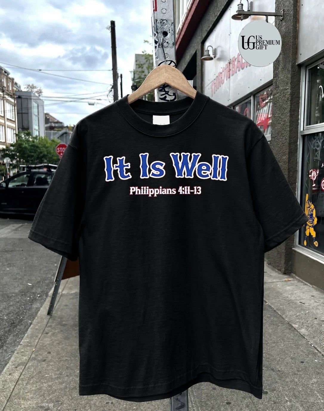 It is Well Philippians 4 11 13 Boston Red Sox baseball shirt