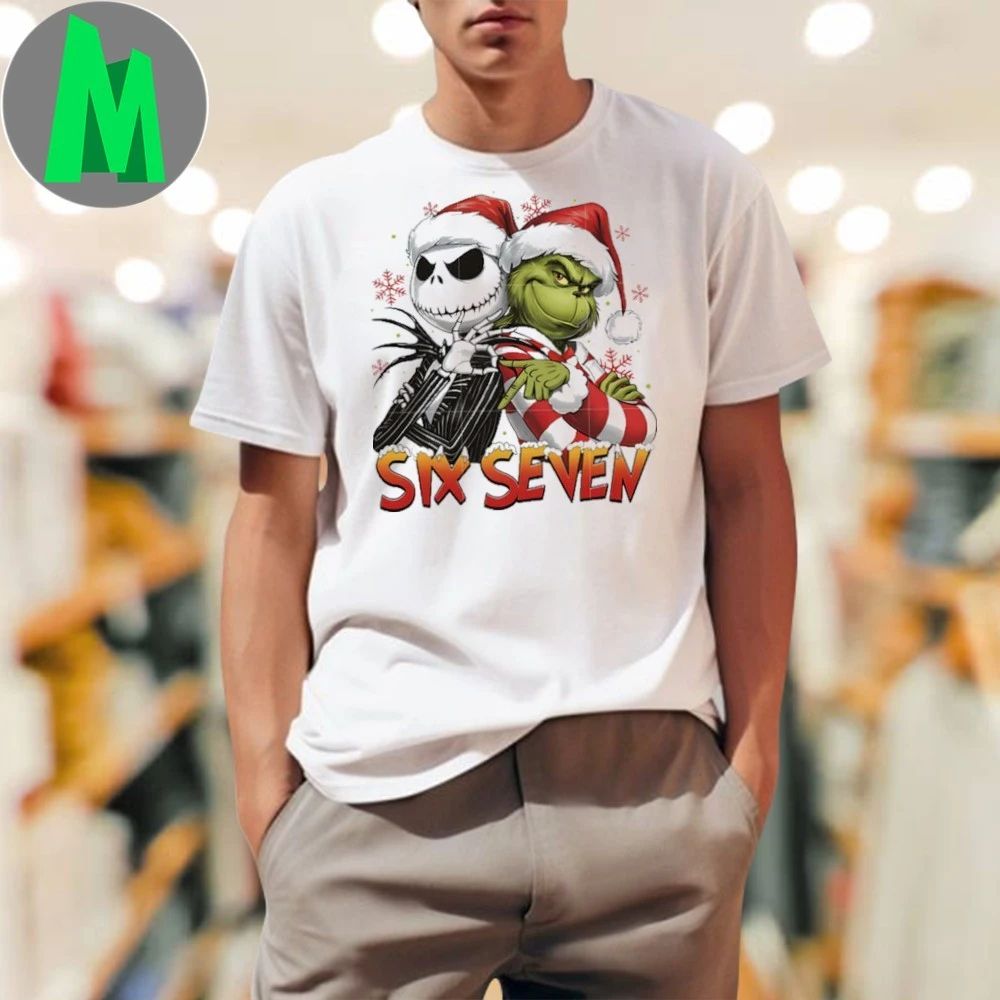 Jack skelington and grinch meme png, six seven meme