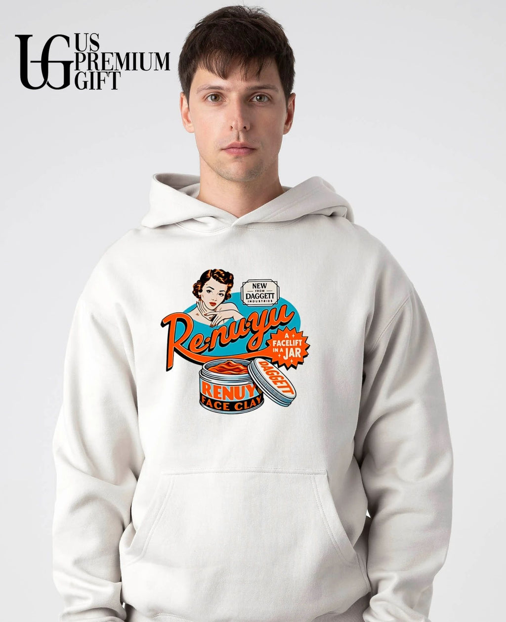 Daggett Industries Re-nu-yu A Facelift in a Jar face clay shirt