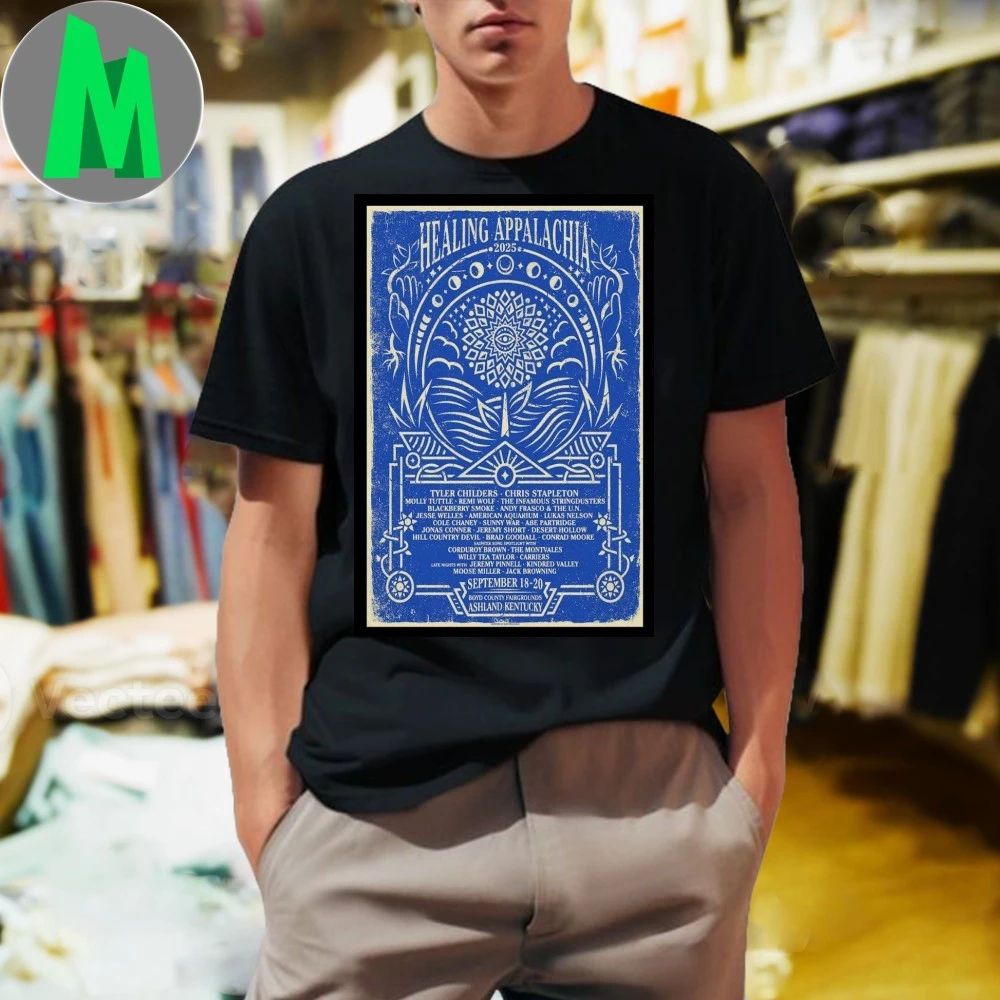 Poster Healing Appalachia Festival Ashland, Kentucky September 18-20, 2025 Shirt