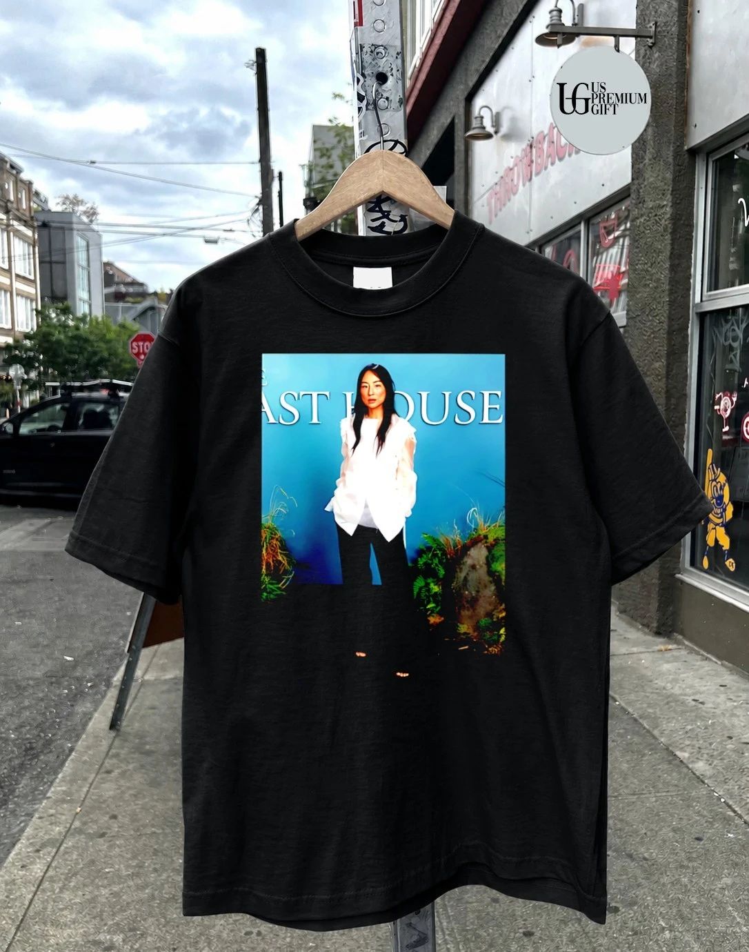 Fashion greta lee the row shirt