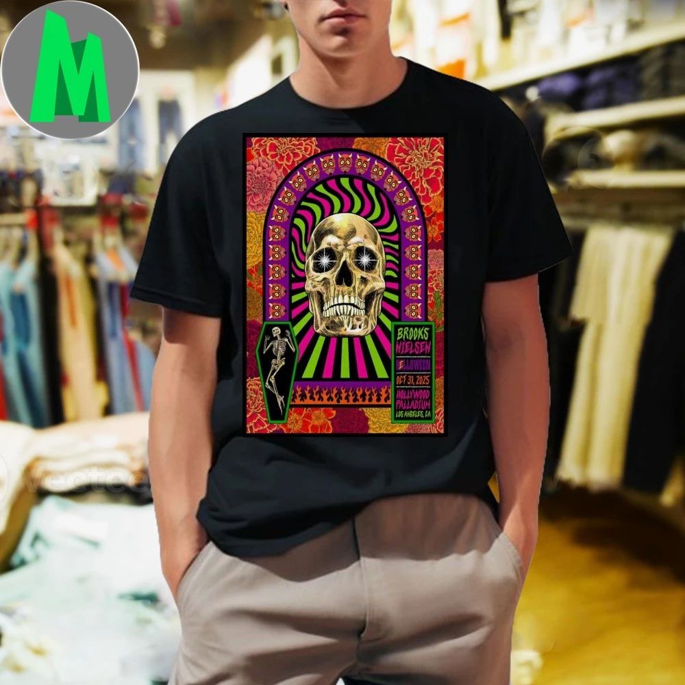 Brooks Nielsen Hollywood Concert Poster Shirt