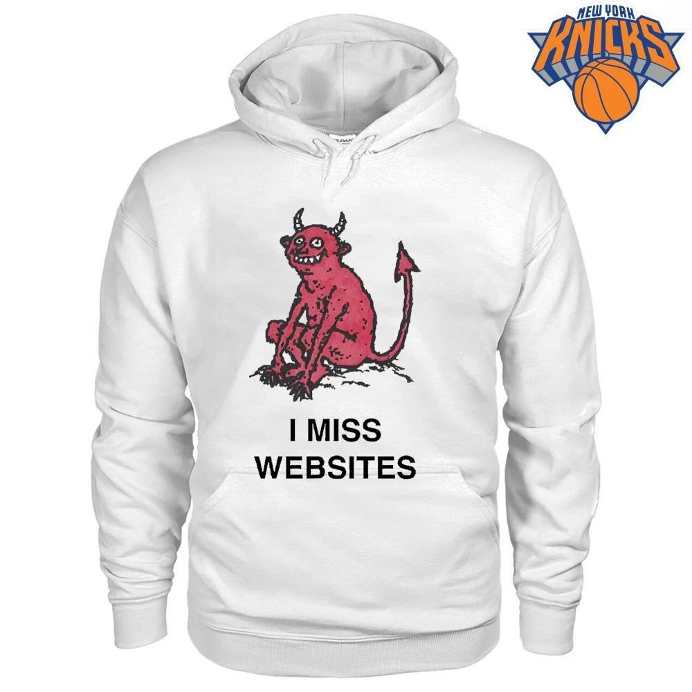 I Miss Websites Funny Retro Internet Nostalgia Devil Meme Shirt