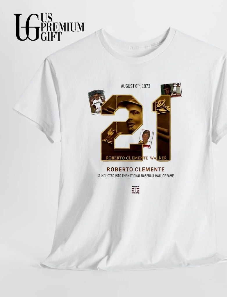 Roberto Clemente walker The Great One Hall of Fame shirt