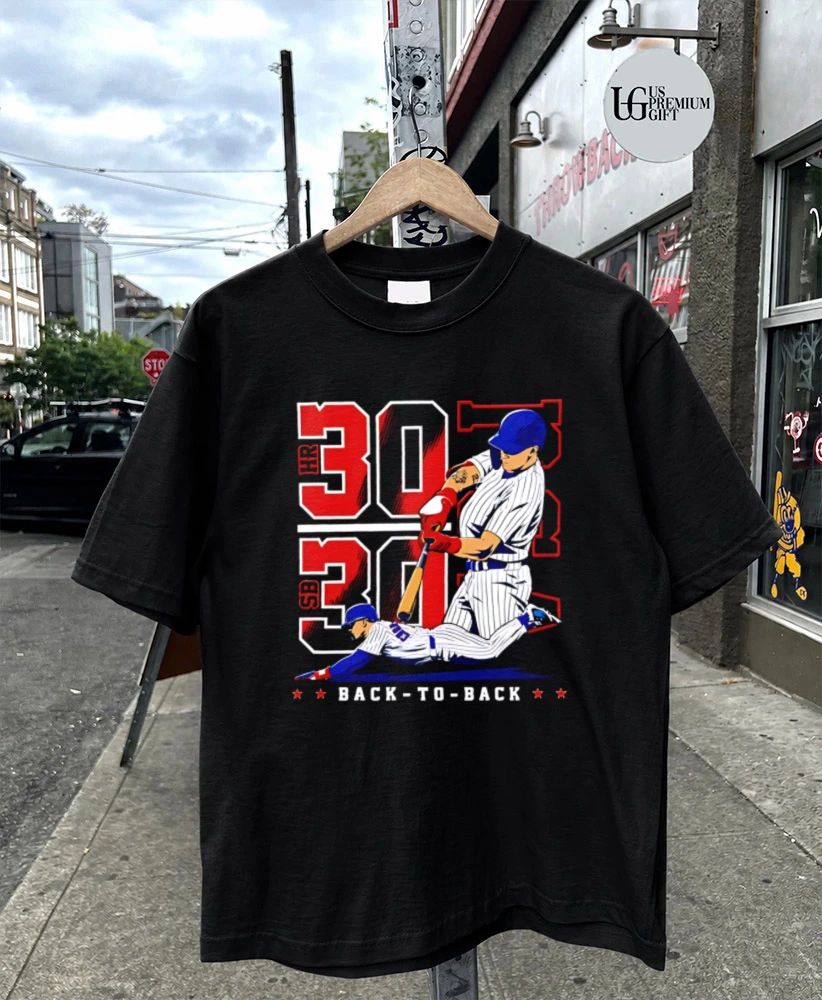 Pete Crow-Armstrong Chicago Cubs Baseball Back-To-Back 30-30 Club shirt