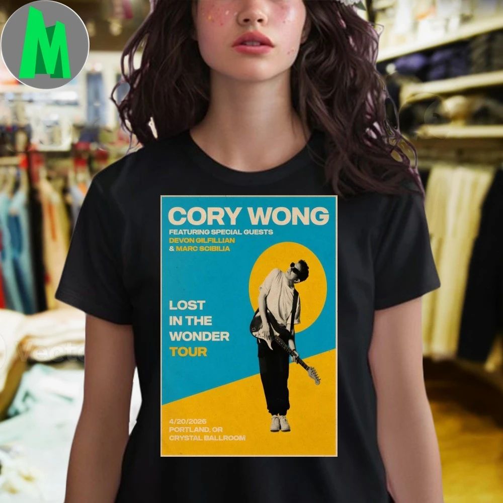 Cory Wong Apr 20 2026 Portland Tour Poster Shirt