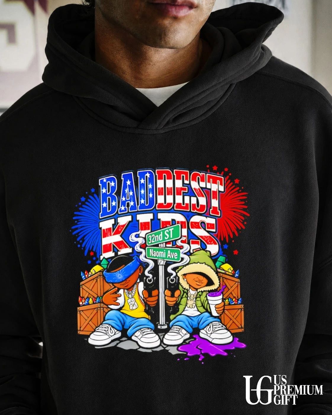 Adam22 Baddest Kids 32nd St Naomi Ave shirt