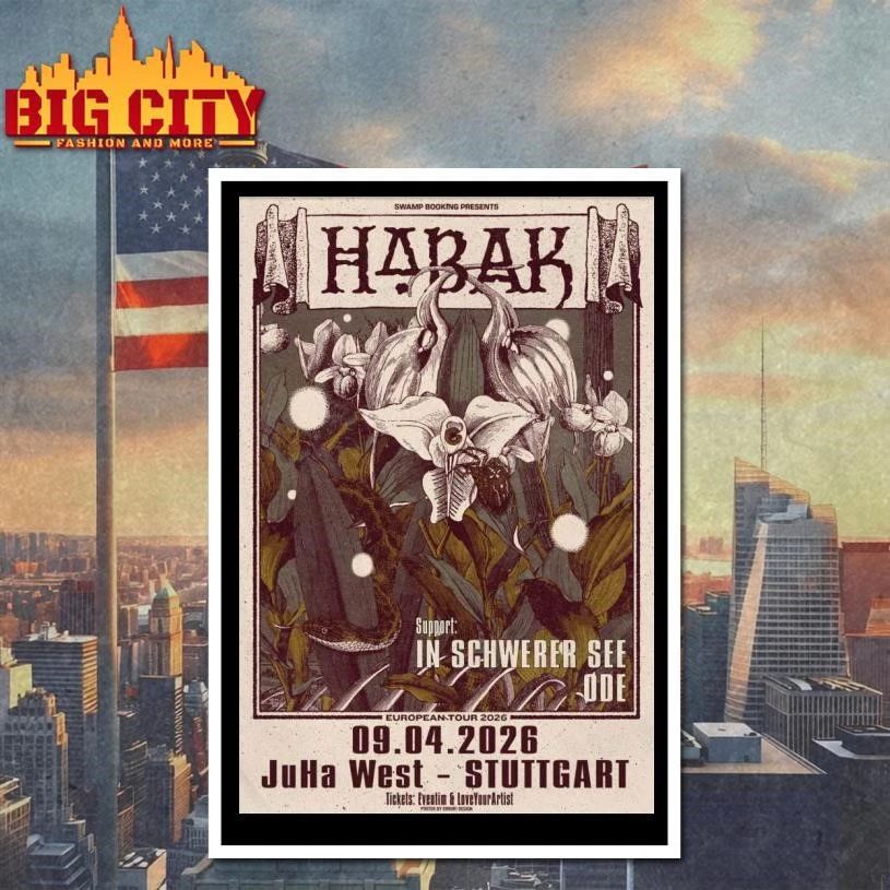 Habak At JuHa West In Stuttgart, Germany On Apr 9, 2026 Poster Shirt
