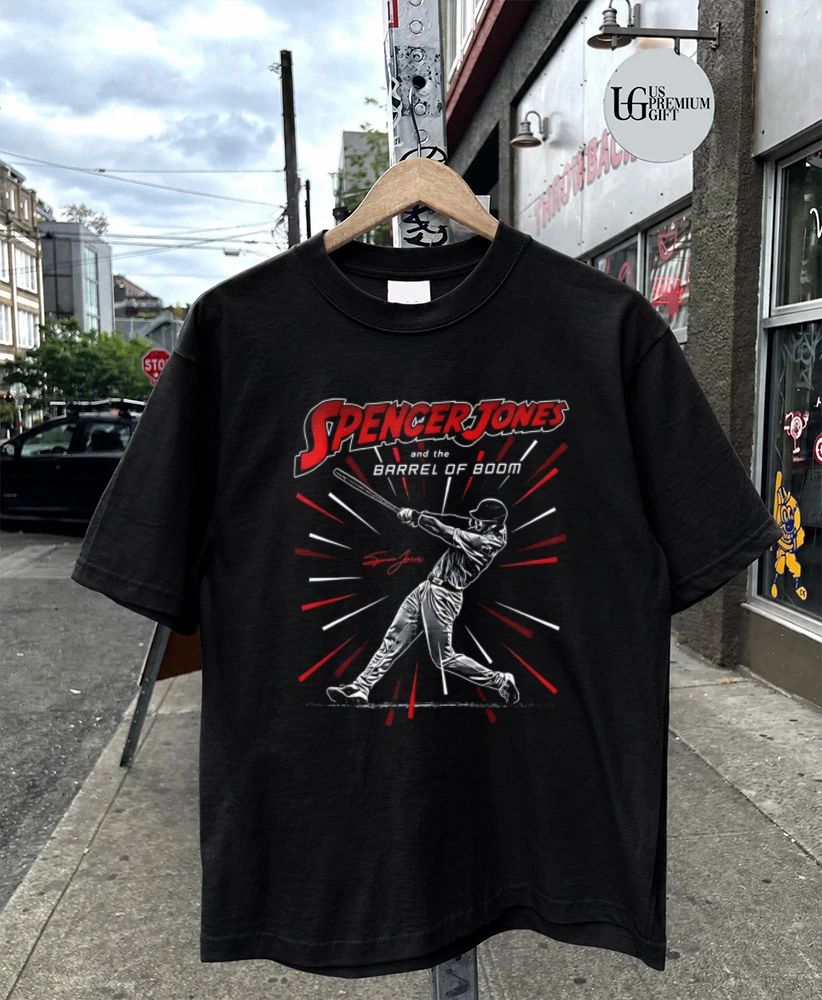 Spencer Jones and The Barrel Of Boom New York Yankees baseball signature shirt