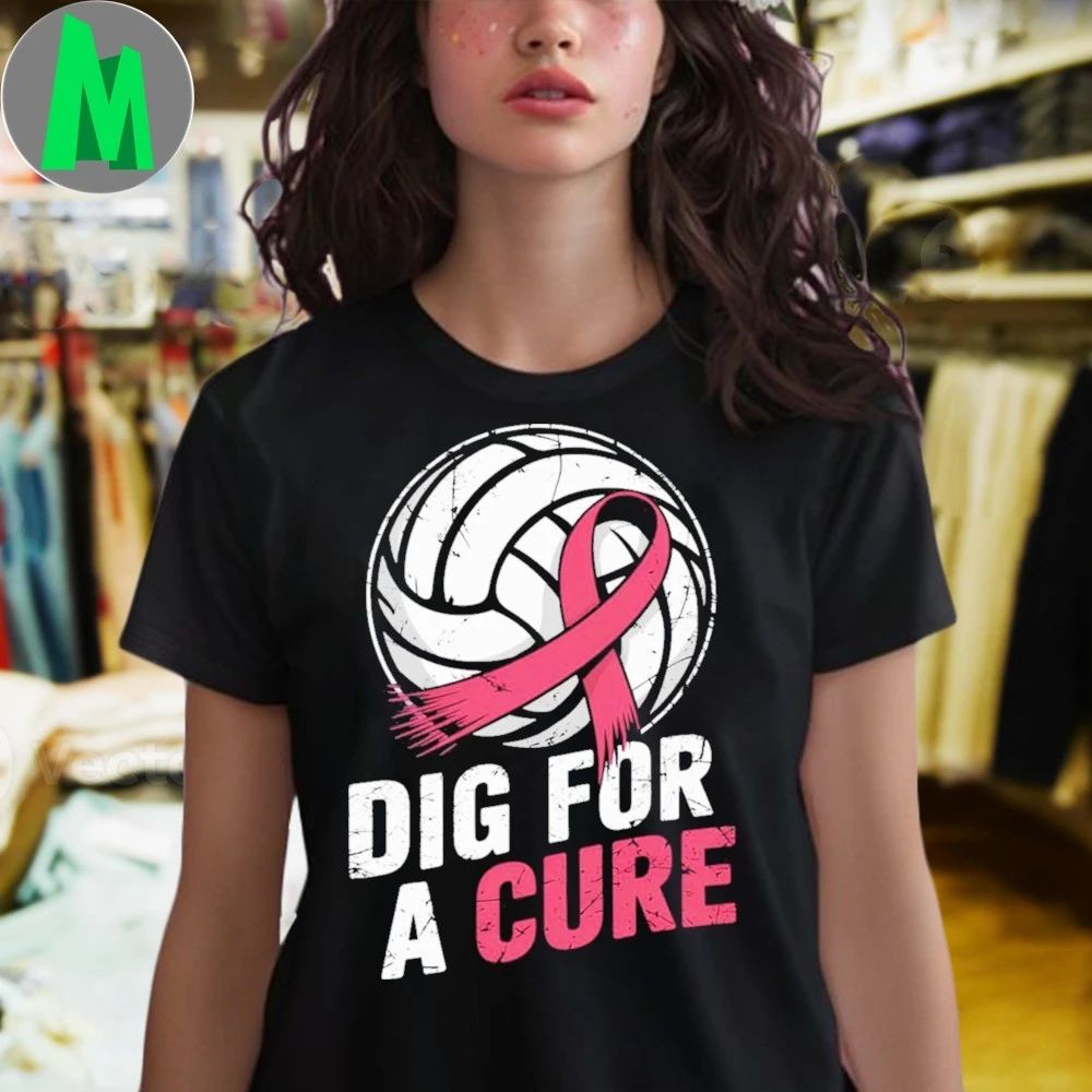 Breast Cancer Awareness Volleyball Shirt