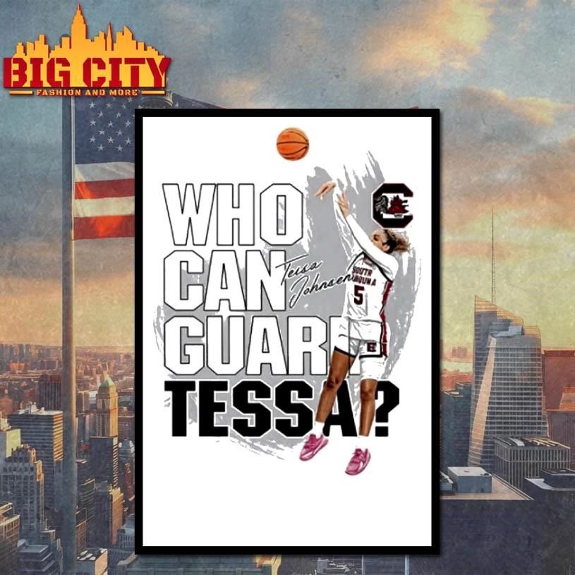 Back Chloe Kitts Wearing Who Can Guard Tessa Signature Shirt