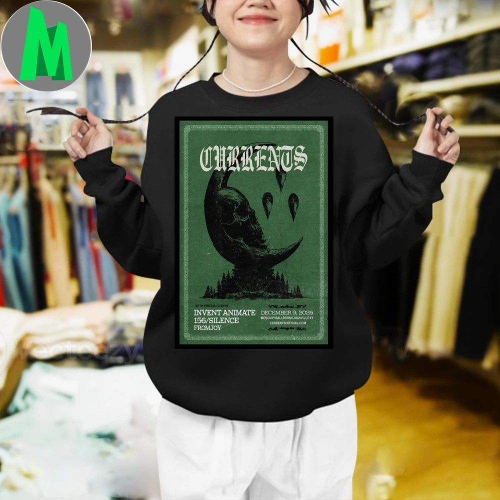 Currents December 9 2025 Mercury Ballroom, Louisville Poster Shirt