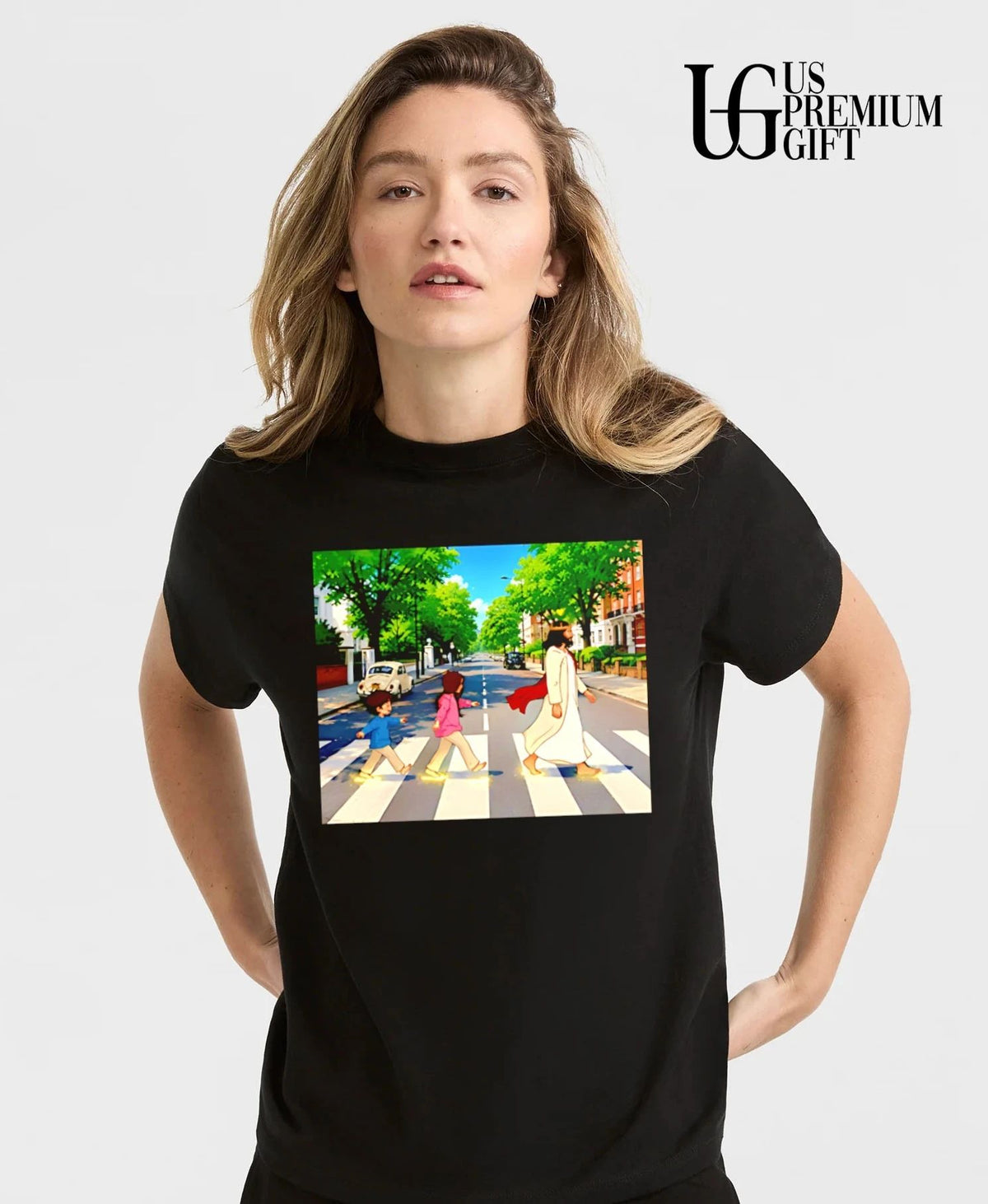 Follows Me Will Never Walk in Darkness abbey road shirt