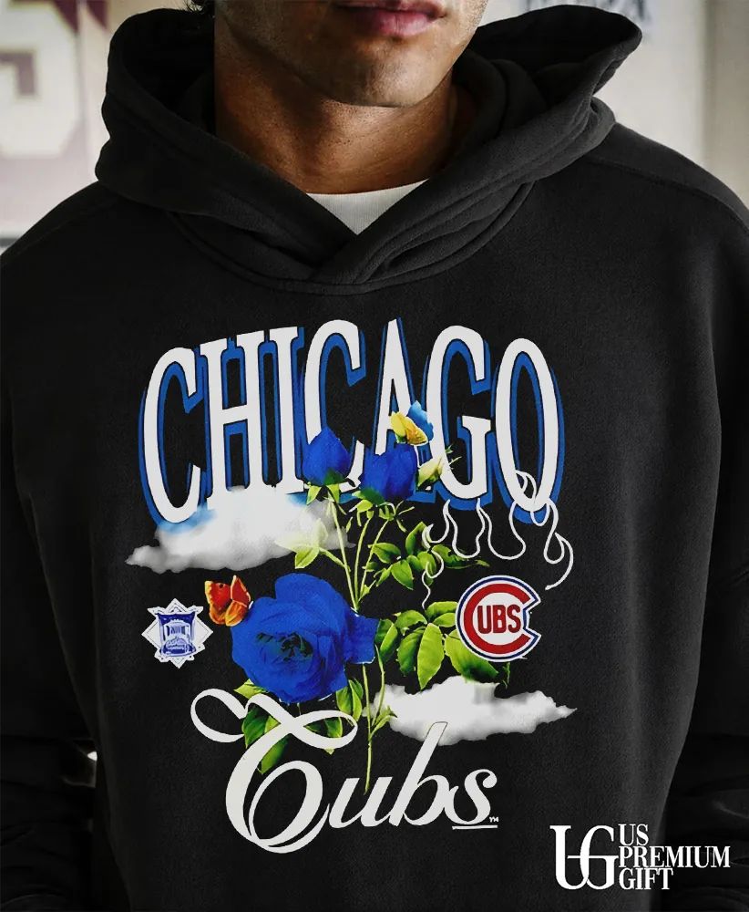 Chicago Cubs National League Floral Rose shirt