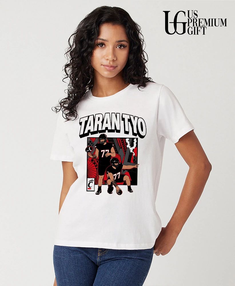 Taran Tyo Cincinnati Bearcats football graphic shirt