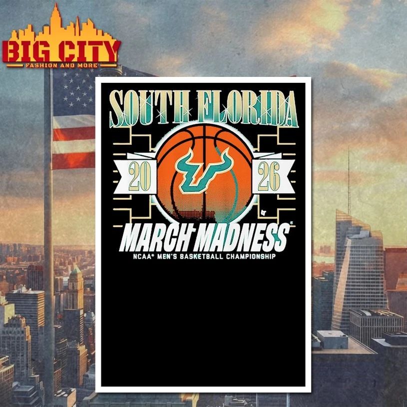 March Madness USF Bulls 2026 NCAA men’s basketball championship T-shirt