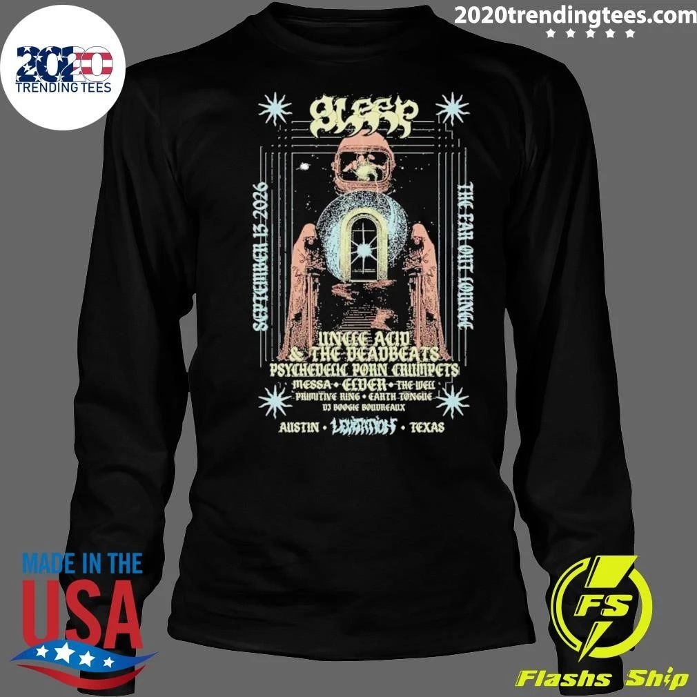 Sleep Levitation Festival 2026 Event Poster Austin Texas On September 13 2026 Shirt