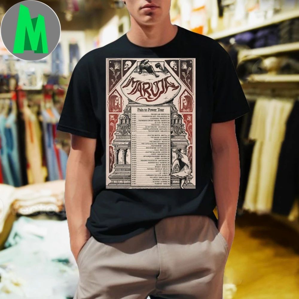 Maruja Pain To Power Tour 2025 Poster Shirt