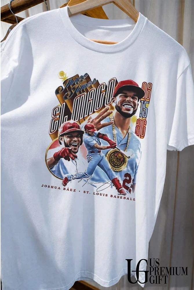 Joshua Baez St Louis baseball three times El Mago 2026 signature shirt