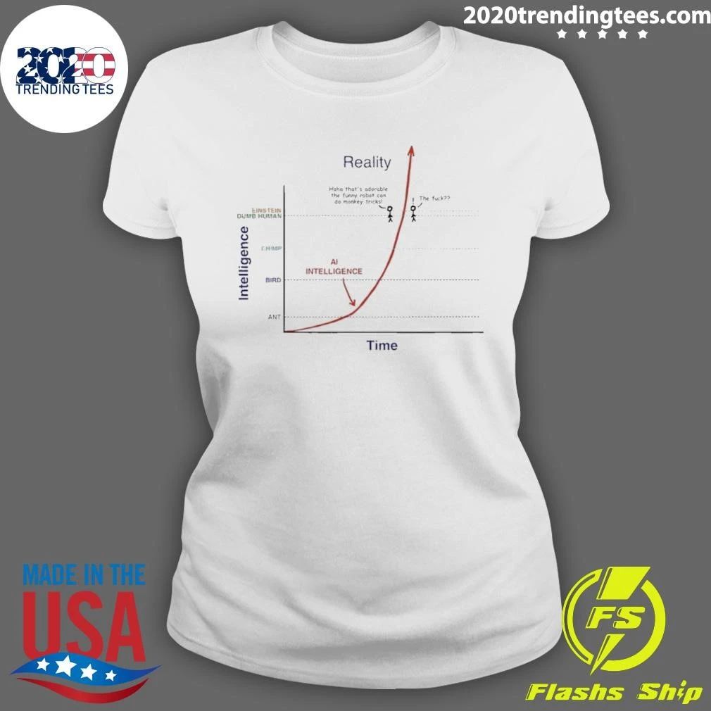 Elon Musk AI Intelligence Reality Graph Shirt