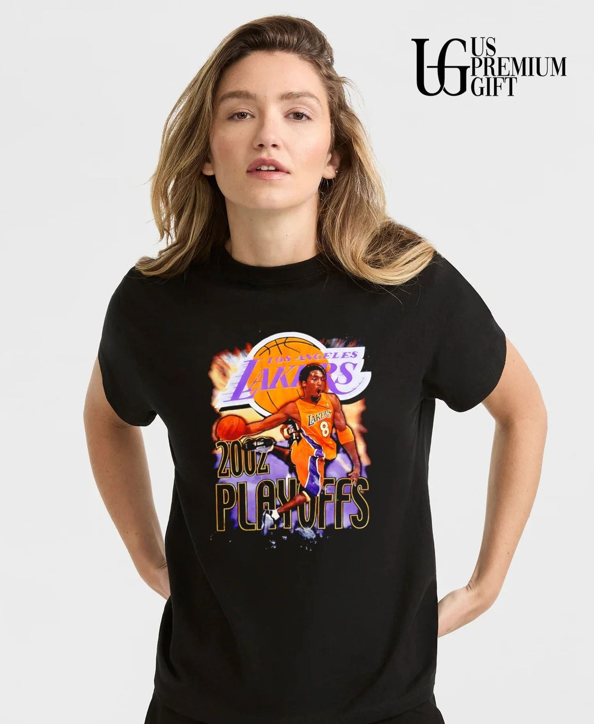 Kobe Bryant Lakers 2002 NBA Playoffs shirt