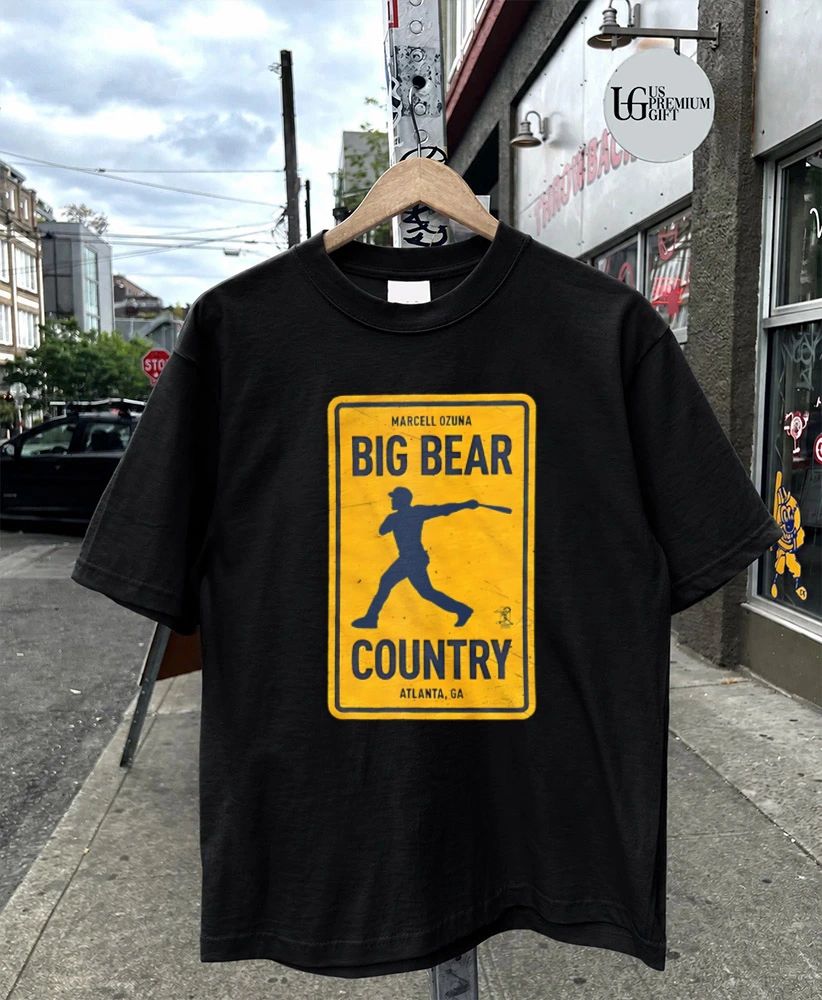 Big Bear Country Marcell Ozuna Pittsburgh Pirates baseball shirt
