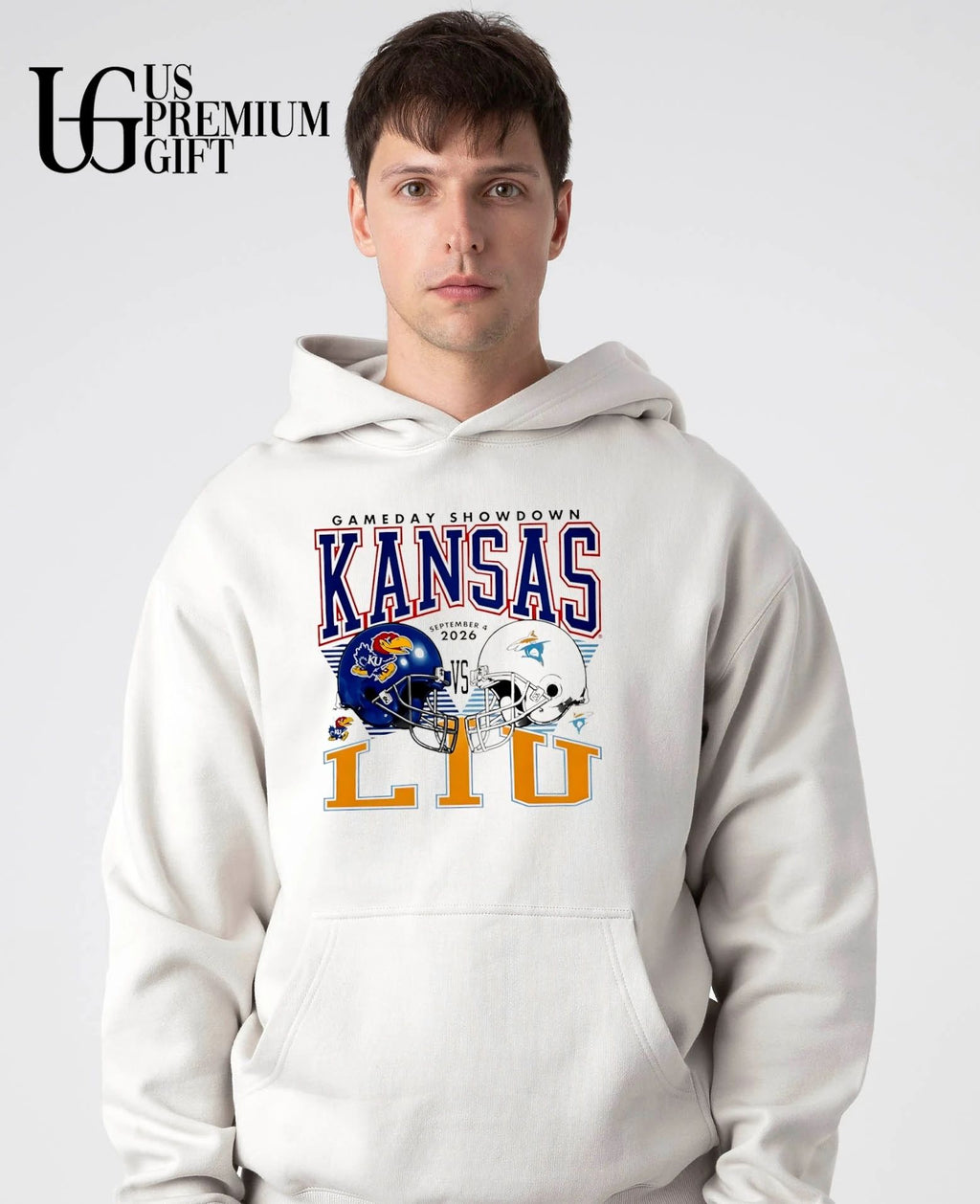 Kansas Jayhawks LIU Sharks September Gameday helmet 2026 shirt