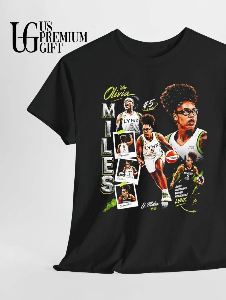 Olivia Miles No 5 Minnesota Lynx Built Different signature Vintage shirt