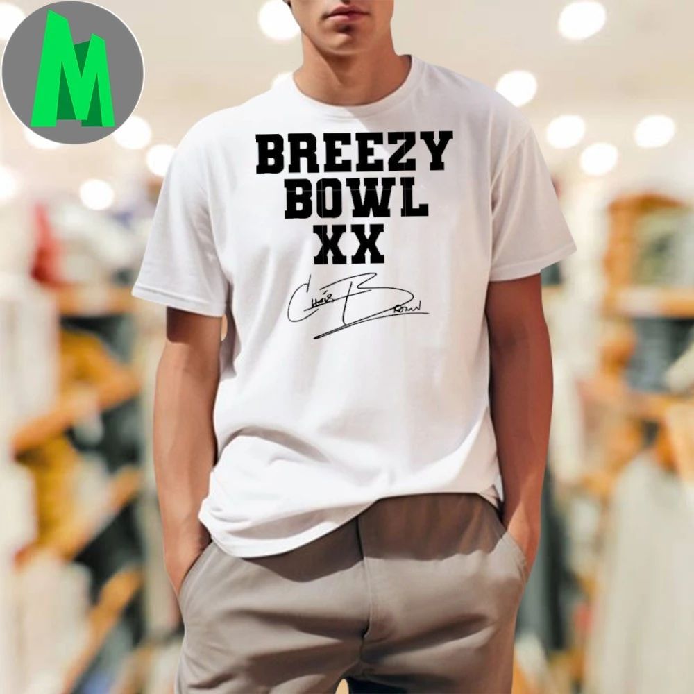 Breezy bowl xx chris brown logo breezy bowl signature T-Shirt