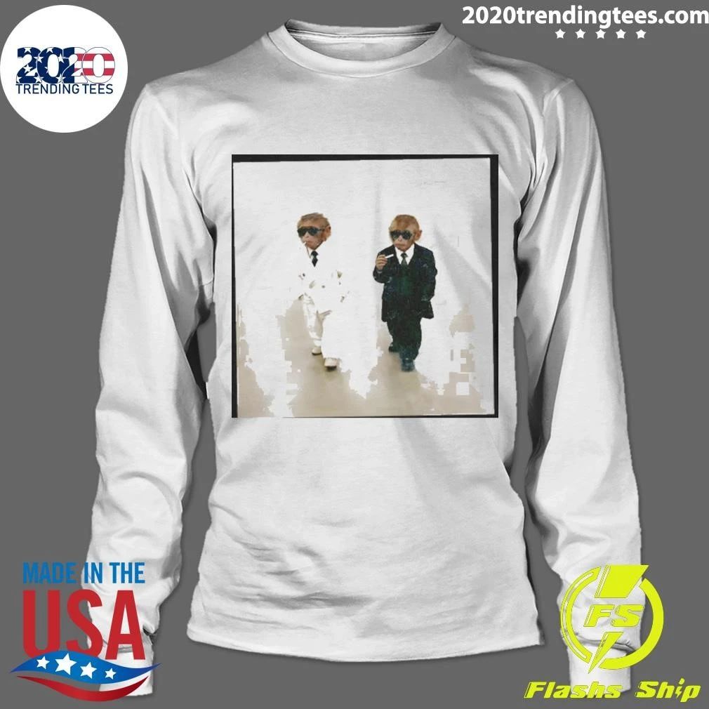 Interesting Monkeys in Suits Smoking Cigarettes Shirt
