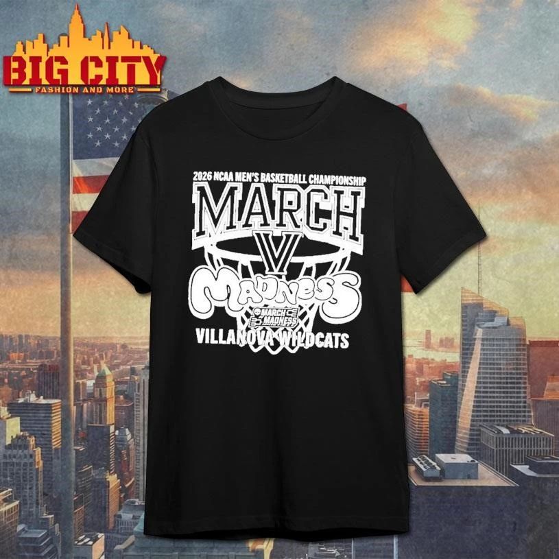 Villanova Wildcats 2026 Ncaa Mens Basketball Championship March Madness Shirt