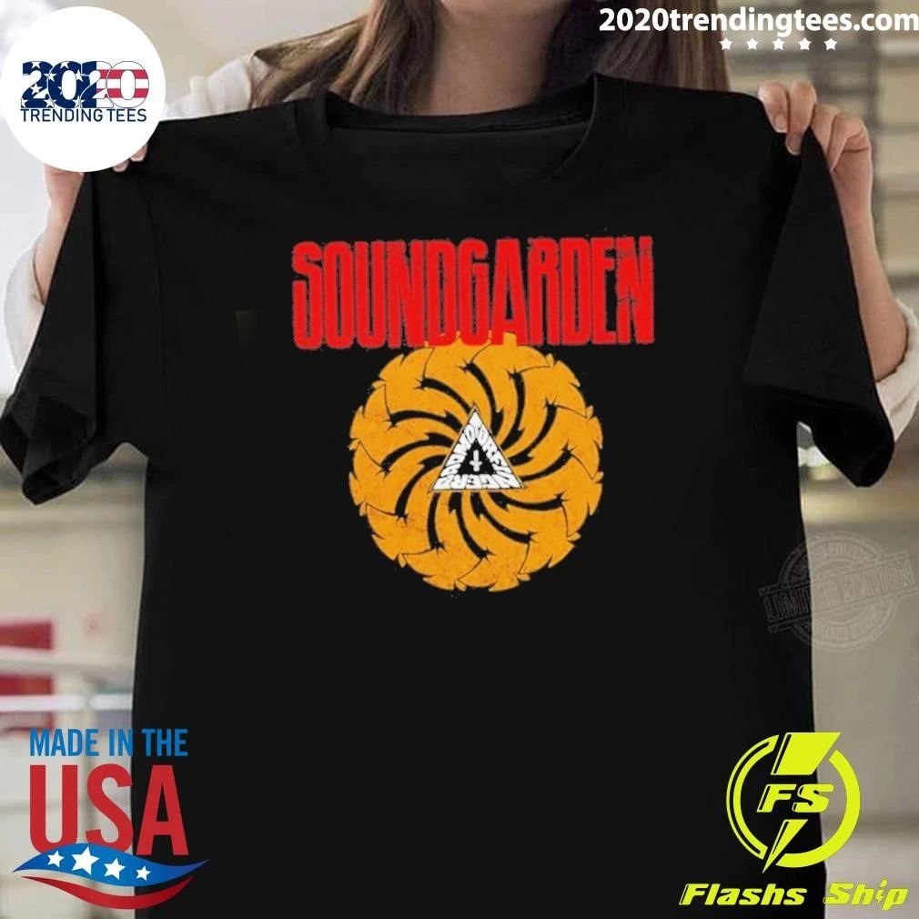 Soundgarden Badmotorfinger Logo Grunge Rock Band Shirt