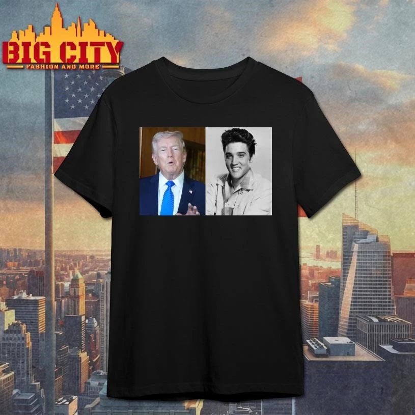 Donald Trump Elvis Presley The King Of Rock and The President Shirt