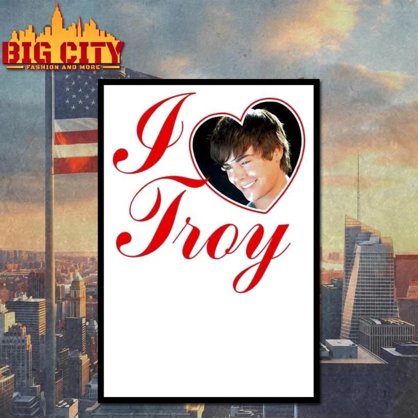 I Love Troy Graphic Shirt