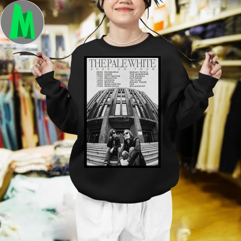 The Pale White 2026 UK Tour Poster Shirt