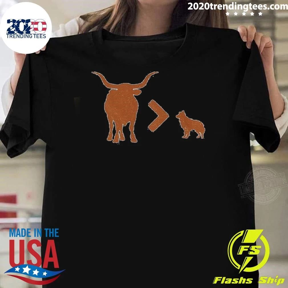 Football Rivalry Longhorn Greater Than Collie Gameday Shirt