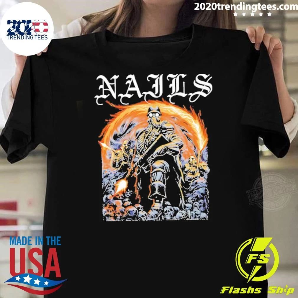 Nails Flamethrower Graphic Shirt