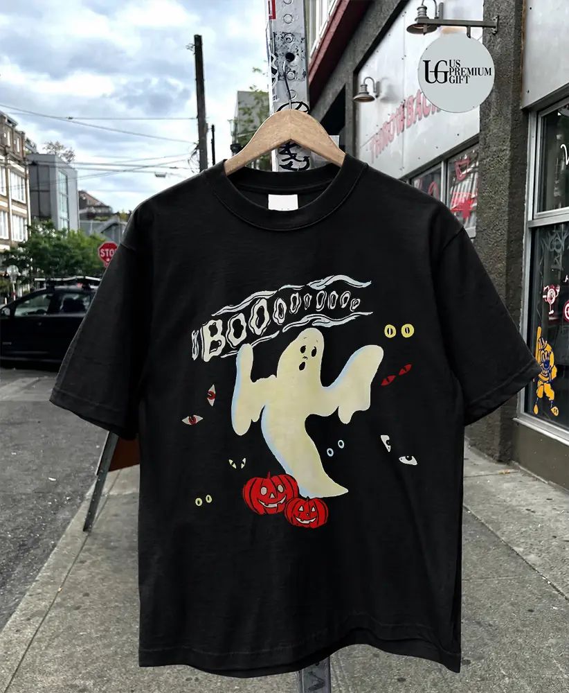 Kristin Jones wearing is that Boo Halloween shirt