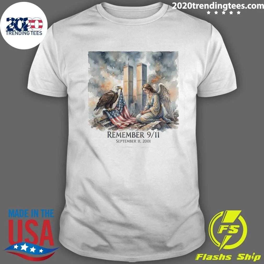 Honoring 9.11, 25 Years of Remembrance Remember 9-11 September 11, 2001 Shirt