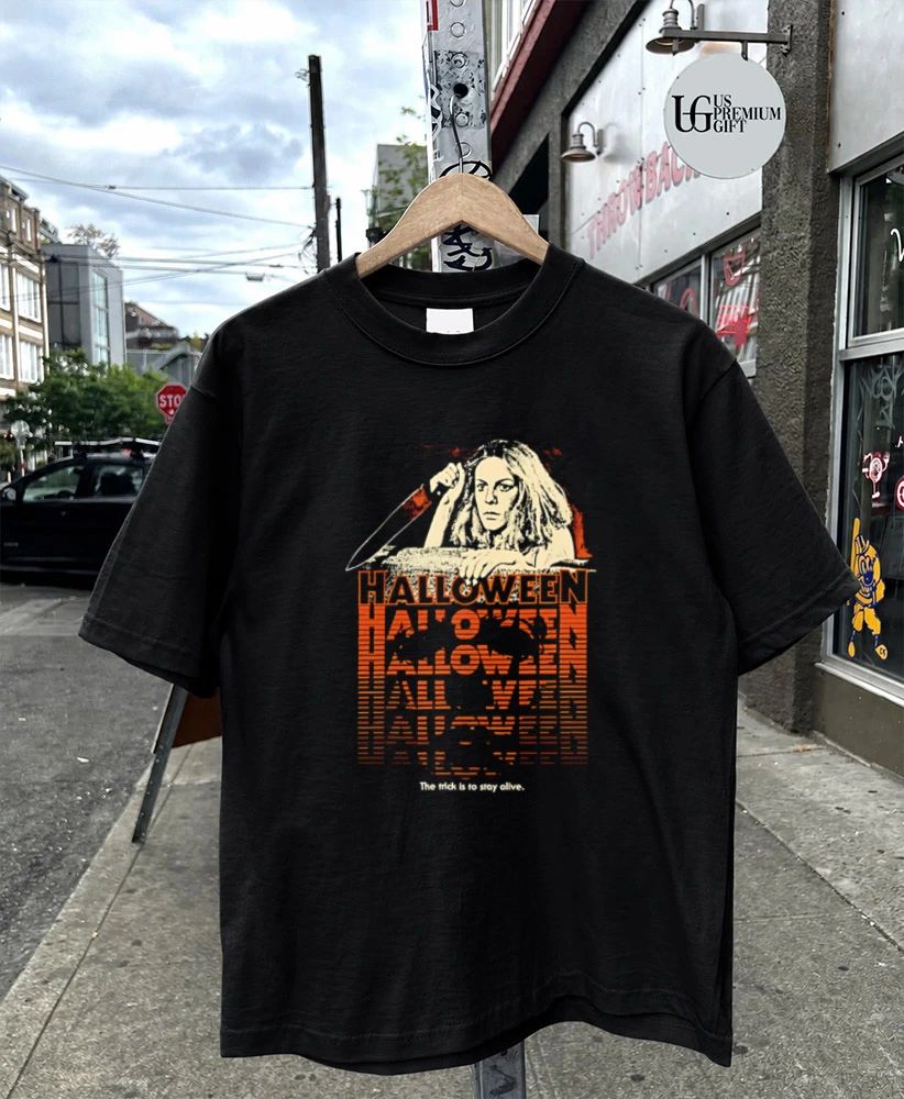 Halloween stay alive the trick is to stay alive shirt