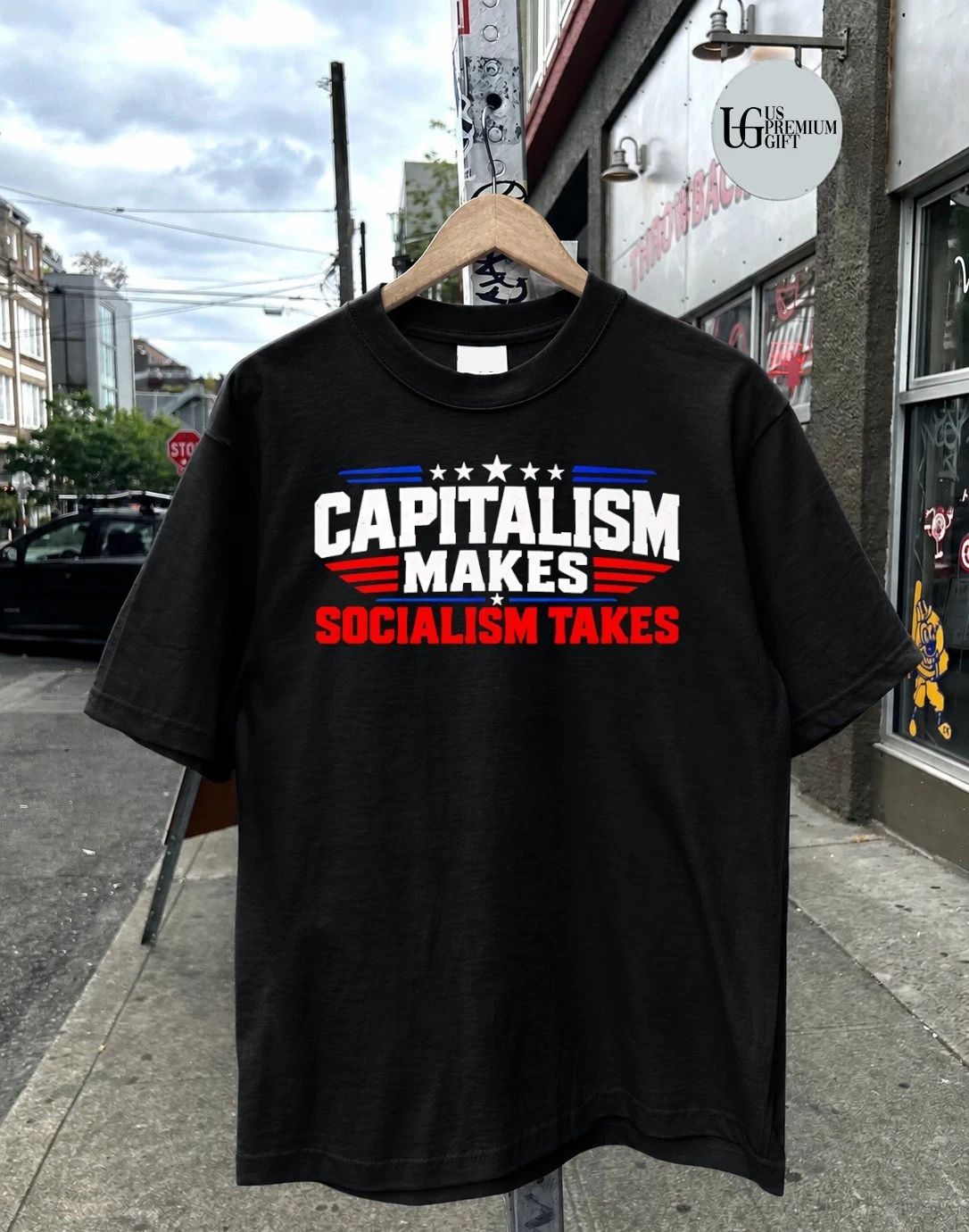 Political Ideology Capitalism Makes Socialism Takes shirt