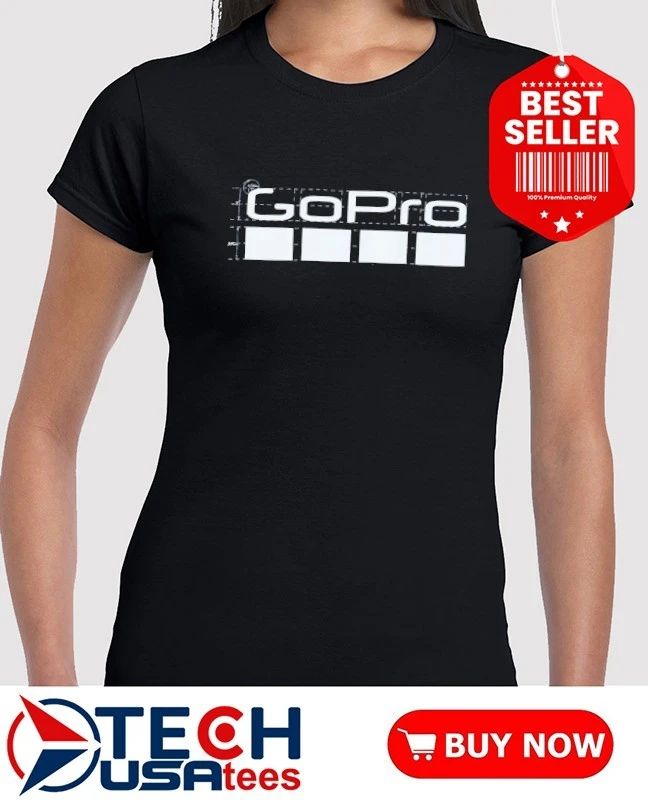 GoPro blueprint graphic shirt