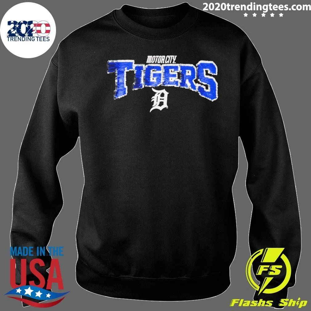 Detroit Tigers New Era Girls Youth City Connect Flip Sequin Shirt
