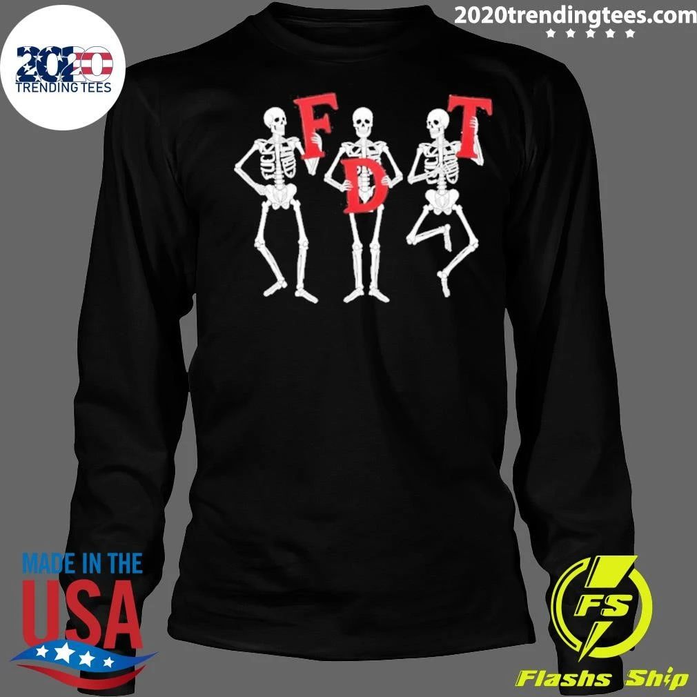 Dancing Skeleton Fdt Halloween Shirt