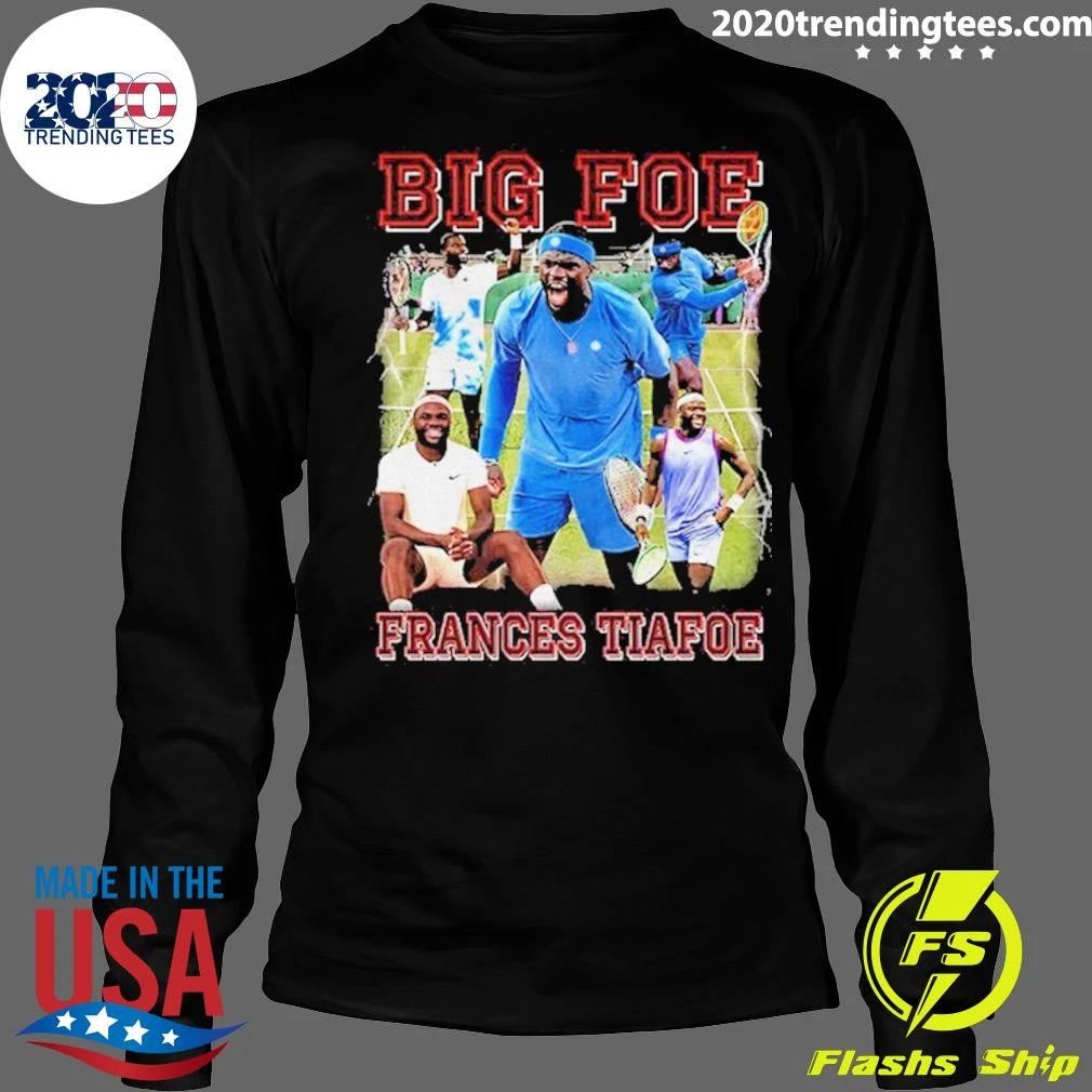 Frances Tiafoe Tennis Athlete Big Foe Us Tennis Shirt